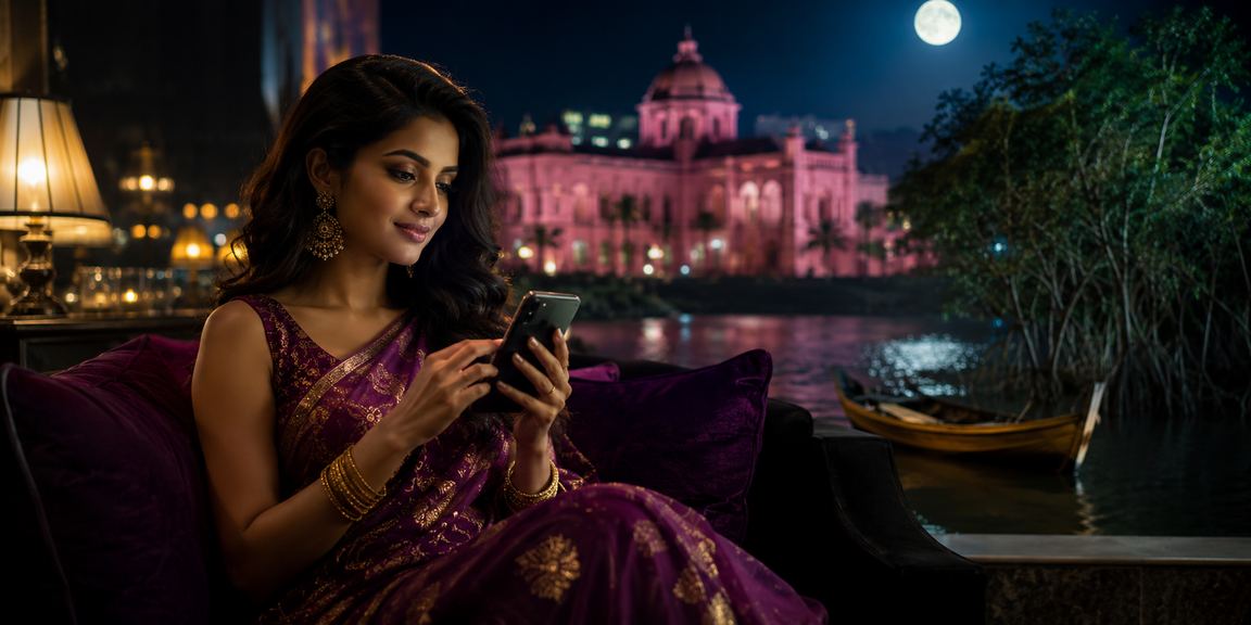 Bangladeshi user making an online deposit in Dhaka