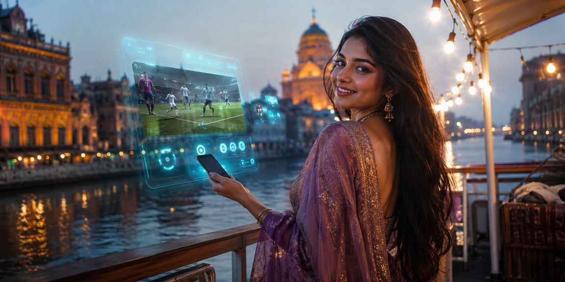 A fan enjoying football betting in Sonargaon